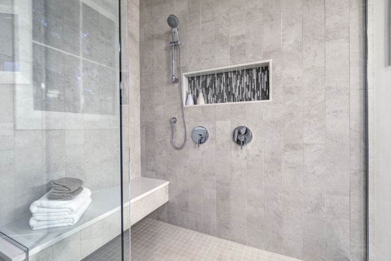 Compact Shower with Bench